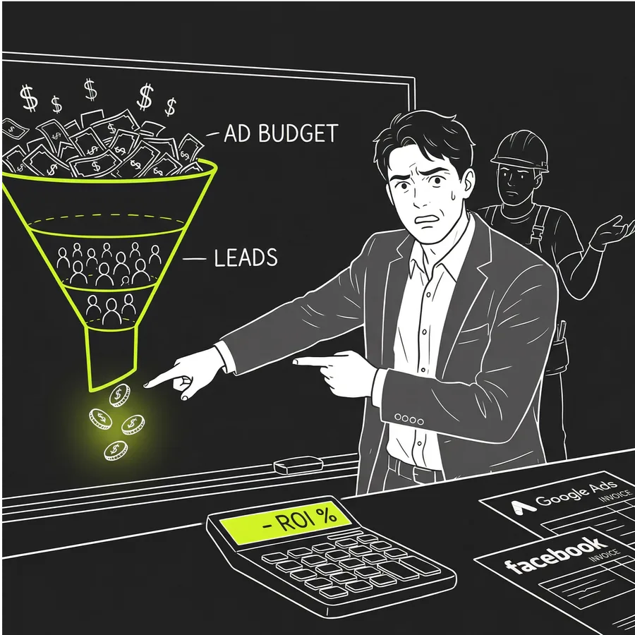 Money going to ads